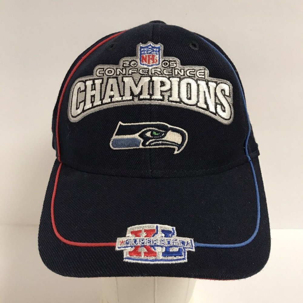 Seattle Seahawks 2005 Conference Champions Adjustable Hat